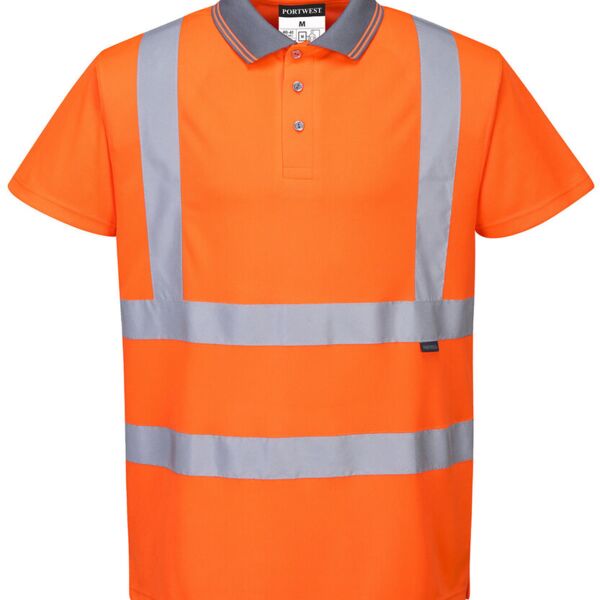 Hi-vis short sleeved polo (S477/RT22) Thumbnail
