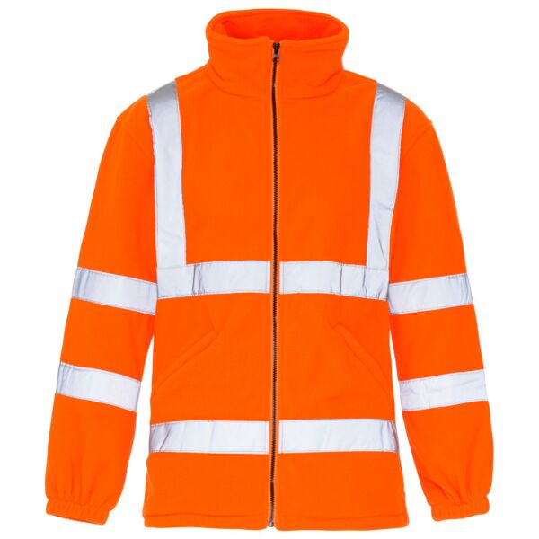 Supertouch Hi Vis Orange Fleece Jacket Thumbnail