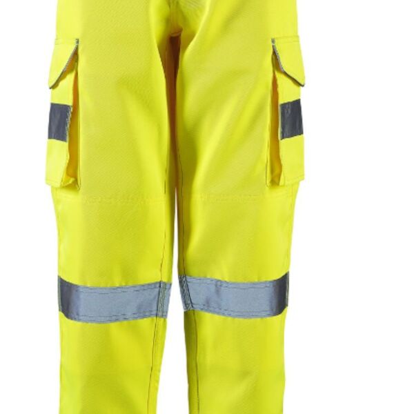 SHV-L40141 - Ladies Hi Vis Yellow Hana Combat Trousers Thumbnail
